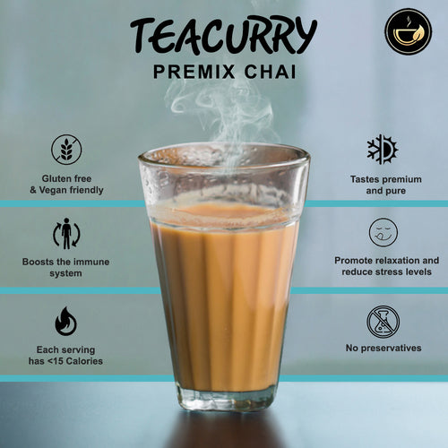 Teacurry Masala Instant Tea Premix - 100% Natural