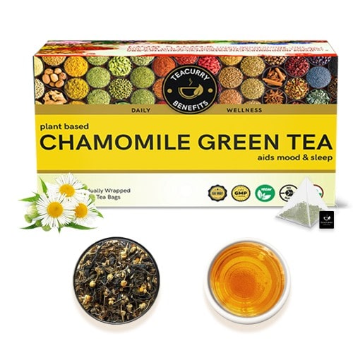 Teacurry Chamomile Green Tea Box
