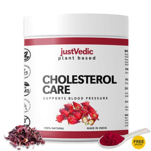 Justvedic Cholesterol Care Drink Mix Jar