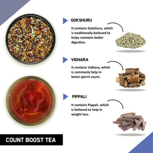 Benefits of Teacurry Count Boost Tea For Men