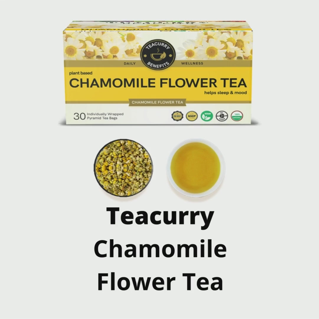 Teacurry Chamomile Flower Tea Video