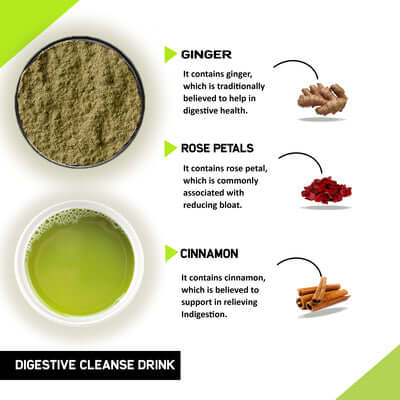 Justvedic Digestive Cleanse Drink Mix Benefits and Ingredients