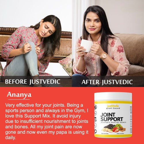 Justvedic Joint support Drink mix reviewed by Ananya 