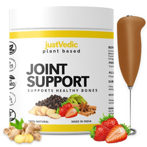 Justvedic Joint support Drink mix with frother