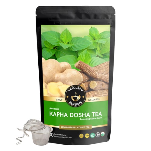Teacurry Kapha Dosha Tea - loose pack with infuser