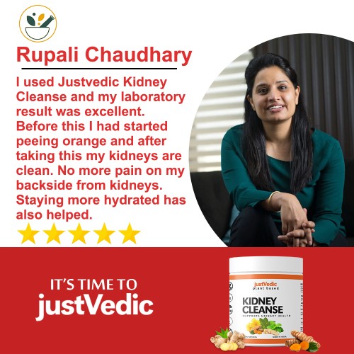 Justvedic Kidney cleanse Drink mix reviewed by Rupali Chaudhary