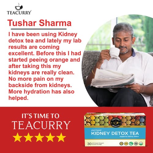 TEACURRY Kidney Detox Tea for Kidney stone and Kidney Detox - customer feedback