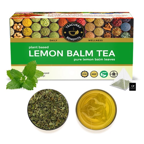 Lemon Balm Tea - Helps with Gastrointestinal Health, Insomnia, Cognitive Function