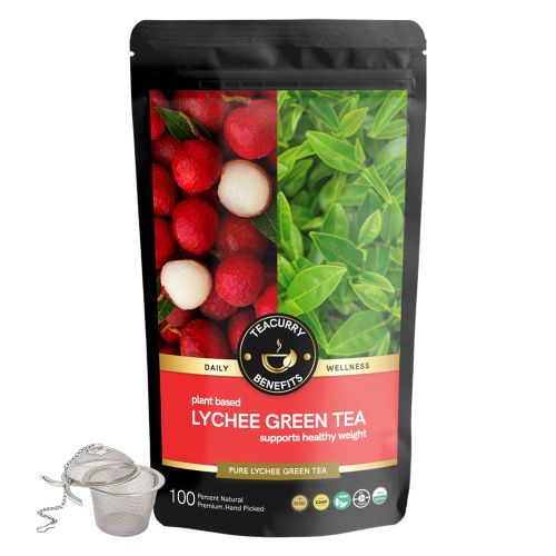 Lychee Green Tea - Helps with Weight Loss and Lower Cholesterol