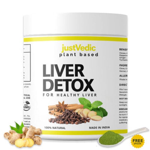 Justvedic Liver Detox Drink Mix Jar