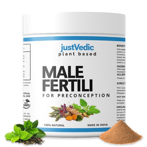 Justvedic male Fertility Drink mix image