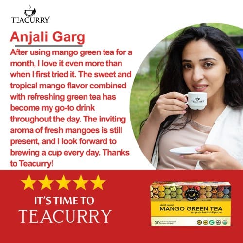 Teacurry Mango Green Tea customer reviews 