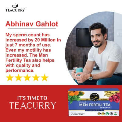 Teacurry Men Fertility Tea Customer Review Image