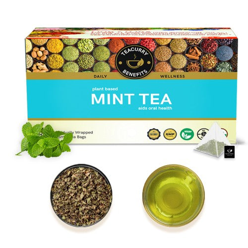 Teacurry Mint Leaves Tea Box