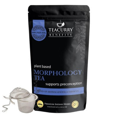 Teacurry morphology loose tea for men 1 month pack plus Infuser