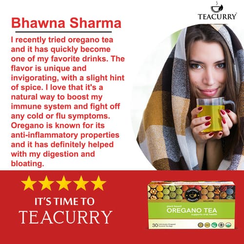 Teacurry oregano Tea - customer reviews 