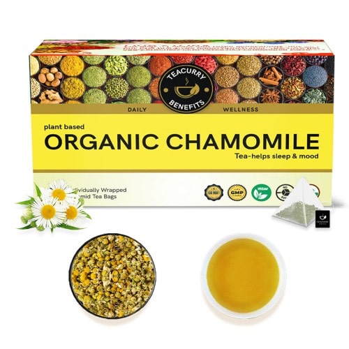 Organic chamomile tea box image