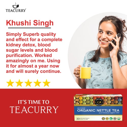 Organic Nettle Tea - reviewed by Khushi singh