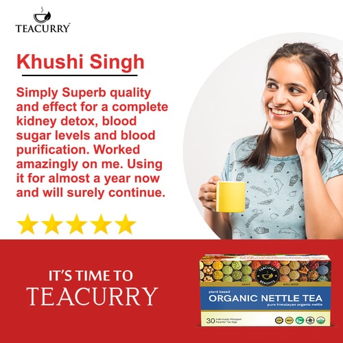 Organic Nettle Tea - reviewed by Khushi singh