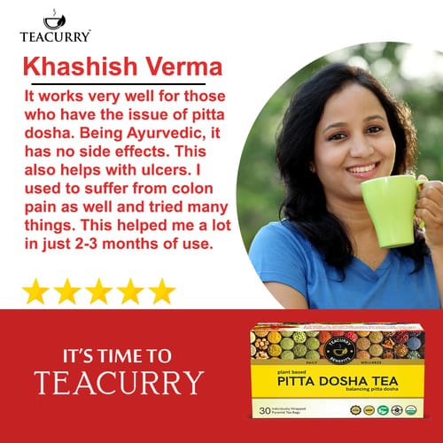 Teacurry Pitta Dosha Tea - reviewed by kashish verma