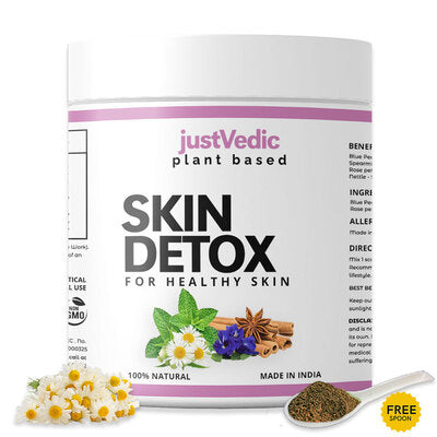 Justvedic Skin Detox Drink Mix Jar