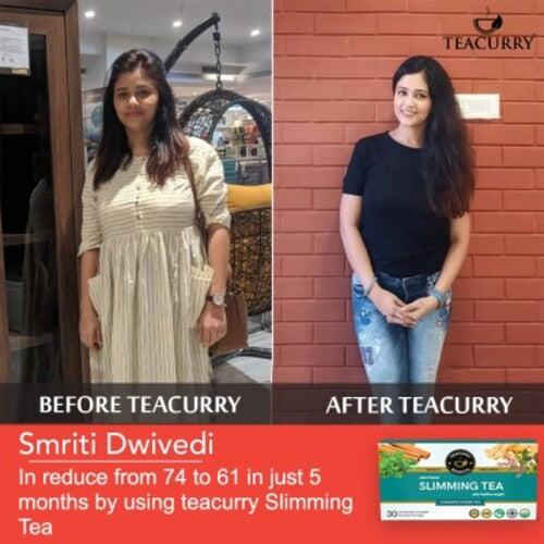 Belly Fat Tea and Slimming Tea Combo used by Smriti Dwivedi - belly tea weight loss- belly weight loss tea