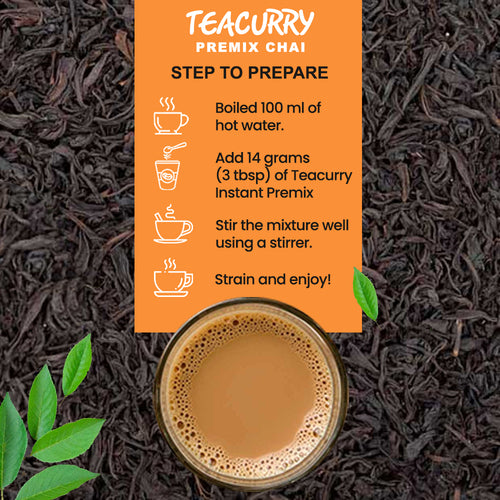 Teacurry Masala Instant Tea Premix - Steps to Prepare