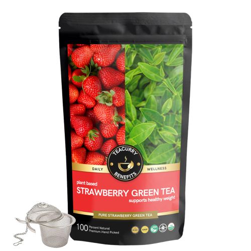 Pouch image strawberry Tea with infuser