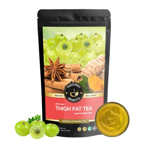Teacurry Thigh Fat Burn Tea Pouch - reduce upper thigh fat