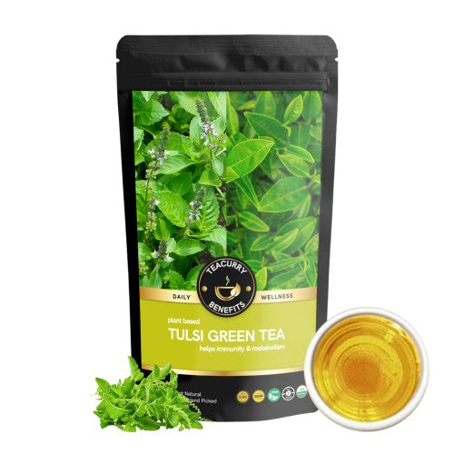 Teacurry Tulsi Green Tea Pouch