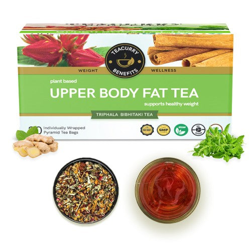 Teacurry Upper Body Fat Burn Tea Box - best way to get rid of upper body fat