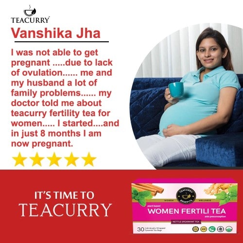 Teacurry Women Fertility Tea Customer Review fertility tea pcos