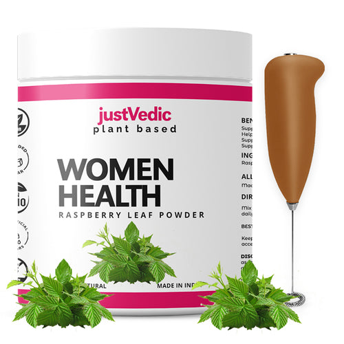Justvedic Women Health Drink Mix - frother