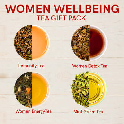 4 Teas in Women Wellbeing Gift Box