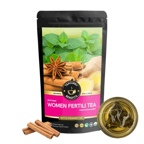 Teacurry Women Fertility Tea Pouch- fertilitea tea for preconception