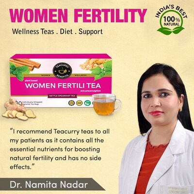Teacurry Women Fertility Tea Recommend By Dr. Namita Nadar