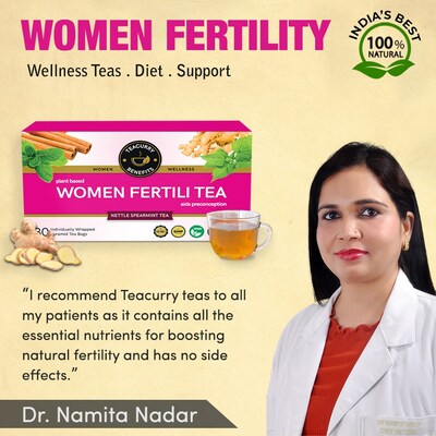 Teacurry Women Fertility Tea Recommend By Dr. Namita Nadar