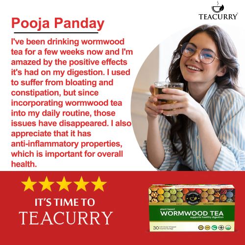 Teacurry Wormwood Tea Reviewed by Pooja Panday